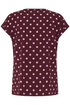 Fransa Womens Seen T-Shirt 20610634 - Port Royale Pink Dotty / Red