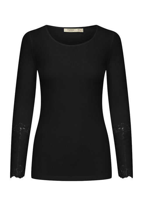Fransa Hizamond Women's Long Sleeve Top 20613313