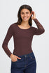Fransa Hizamond Women's Long Sleeve Top 20613313