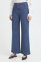 Fransa FRCHICAGO Hanna Mid Blue High Waist Wide Leg Jeans 20614692