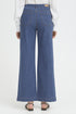 Fransa FRCHICAGO Hanna Mid Blue High Waist Wide Leg Jeans 20614692