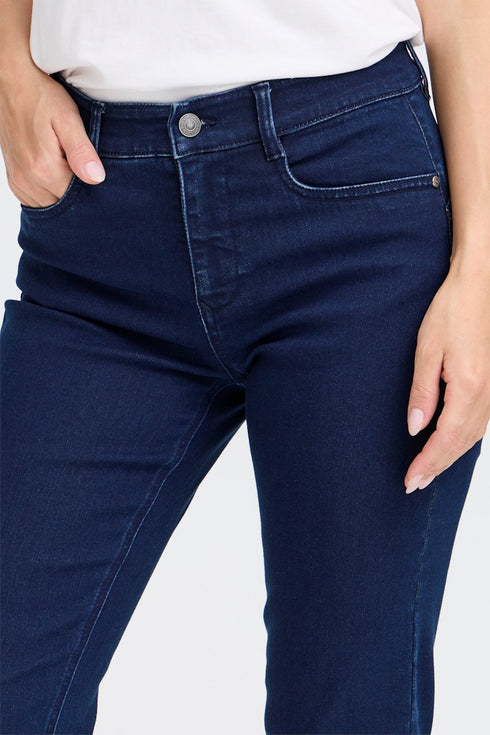 Fransa FRLUXE Women's Straight Leg Mid Waist Jeans 30" Length 20614767