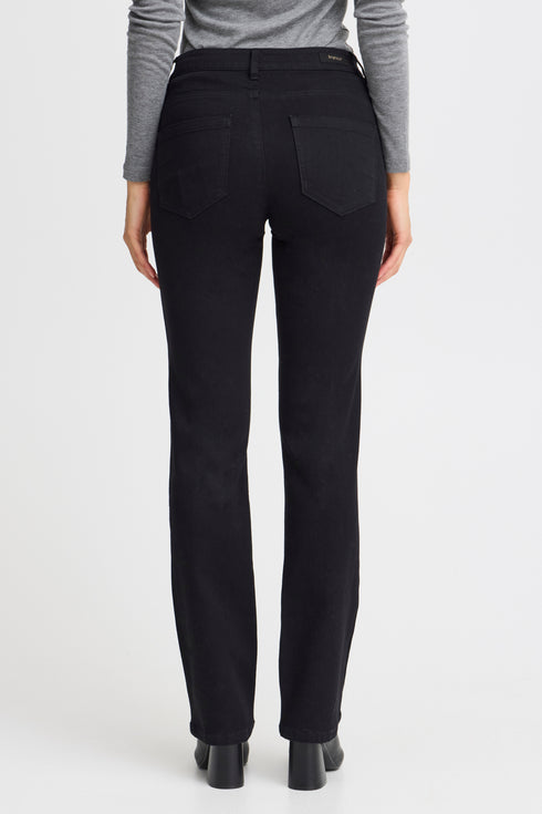 Fransa FRLUXE Women's Straight Leg Mid Waist Jeans 30" Length 20614767