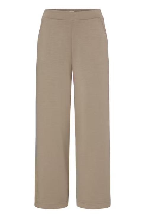 Fransa FRAURORA Wide Leg Trousers Mountain Trail Brown 7/8 Length 20615493