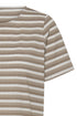 Fransa Womens Mountain Stripe/Brown FRJOSIE Striped T-Shirt 20615550