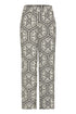 Fransa Womens FROLINE PA 1 Printed Viscose Relaxed Fit Trousers 20614399