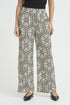 Fransa Womens FROLINE PA 1 Printed Viscose Relaxed Fit Trousers 20614399