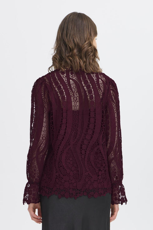 Fransa FRBELLE Lace Blouse 20617058
