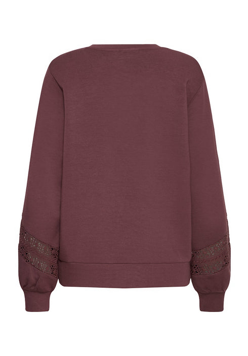Fransa FRAURORA Lace Cuff Sweatshirt 20617210
