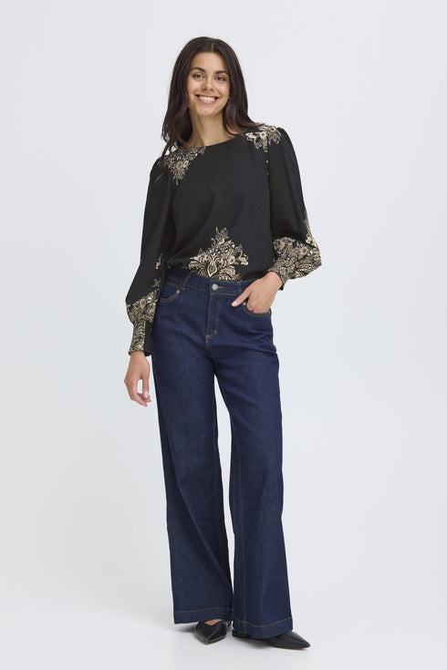 Fransa FRADARA Women's Paisley Blouse 20617327