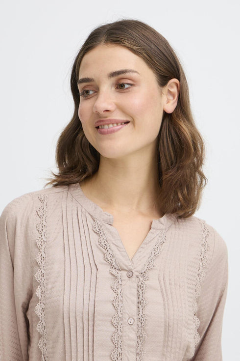 Fransa FRHIDA Women's Lace Trim Shirt 20617377