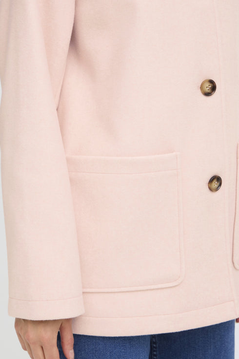 Fransa Willa Light Pink Coat – 20616385