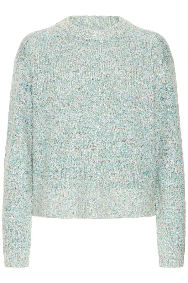 Fransa FRVIOLA Soft-Touch High Neck Jumper – Bosphorus Melange – 20617423