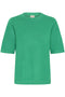 Fransa FRMARY Soft-Touch Mid-Sleeve Knit Top – Bosphorus Green – 20617452
