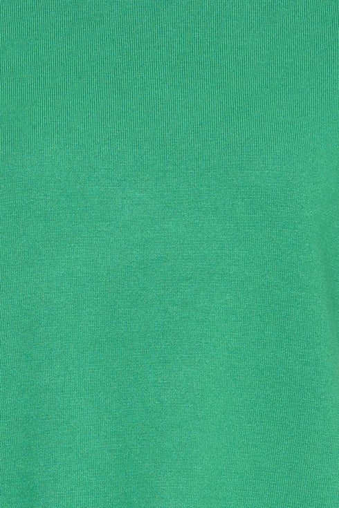 Fransa FRMARY Soft-Touch Mid-Sleeve Knit Top – Bosphorus Green – 20617452
