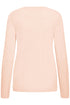 Fransa FRMARY Long Sleeve Scallop Detail Knit – Rose Smoke – 20617455
