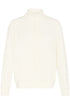 Fransa FRAURORA Soft-Touch Full-Zip Long Sleeve Sweatshirt – Whisper White – 20617465