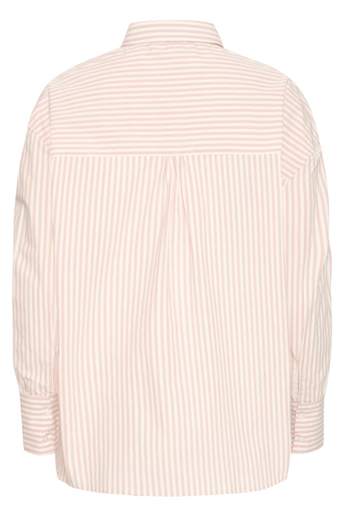 Fransa FRZASHIRT Rose Smoke & White Striped Blouse – 20617471