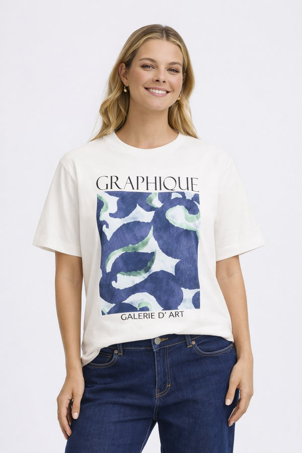 Fransa FRWRENLY Relaxed Fit Short Sleeve Cotton T-Shirt – 20617489