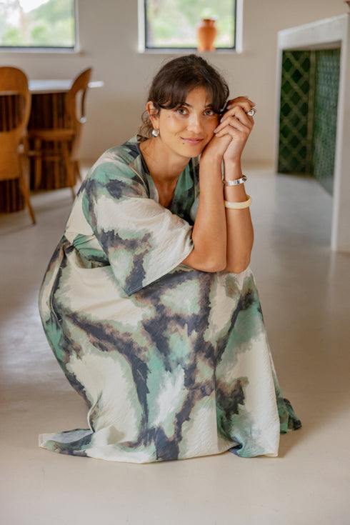 Fransa Womens Boho Smoke FRAYLA Drawstring Waist Maxi Dress 20617498