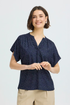 Fransa FRLAYA Blouse Navy Blazer Blue Dotted Print 20617499