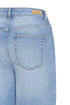Fransa Womens Mid Blue Denim FRLORELEI Barrel Leg 7/8 Jeans 20617543