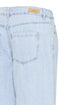 Fransa Womens Light Blue Denim FRLISE Wide Leg 7/8 Jeans 20617661