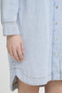 Fransa Womens Light Blue Denim FRLISE Long Sleeve Shirt Dress 20617662