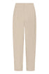 Fransa Womens Savannah Tan FRADAH Pleated Barrel Leg Trousers 20617681