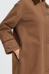 Fransa Womens Alicia Midi Length Coat 20617911 - Rain Drum