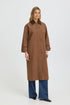 Fransa Womens Alicia Midi Length Coat 20617911 - Rain Drum