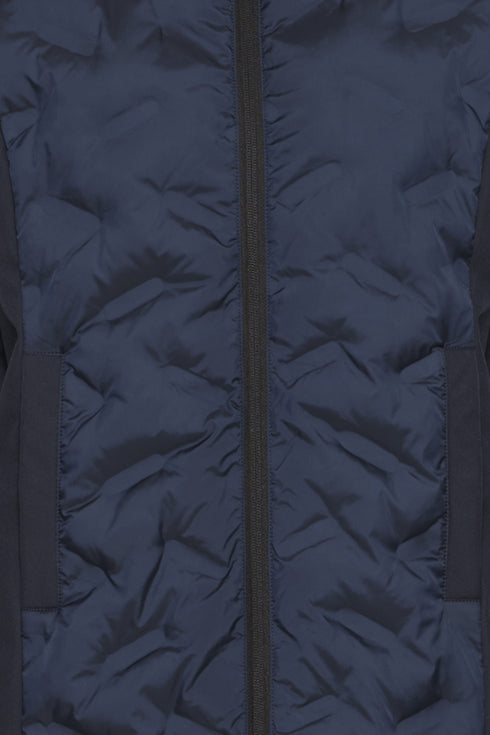 Fransa FRBELIZE Longline Hooded Padded Jacket 20617912 - Salute Blue