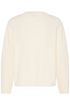 Fransa Womens Vera Relaxed Fit Knitted Pullover 20617999 - Whisper White