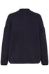 Fransa Womens Gia Button-Up Knit Cardigan 20618109 - Salute Blue