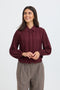 Fransa Womens Cajsa Lace Detailed Long Sleeve Blouse 20618200 - Port Royale