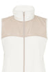 Fransa Womens Flea Zip Waistcoat Gilet 20618216 - Whisper White