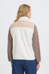 Fransa Womens Flea Zip Waistcoat Gilet 20618216 - Whisper White