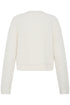 Fransa Womens Chavelly Button-Up Knit Cardigan 20618300 - Whisper White
