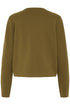 Fransa Womens Ita Button-Up Knit Cardigan 20618326 - Fir Green