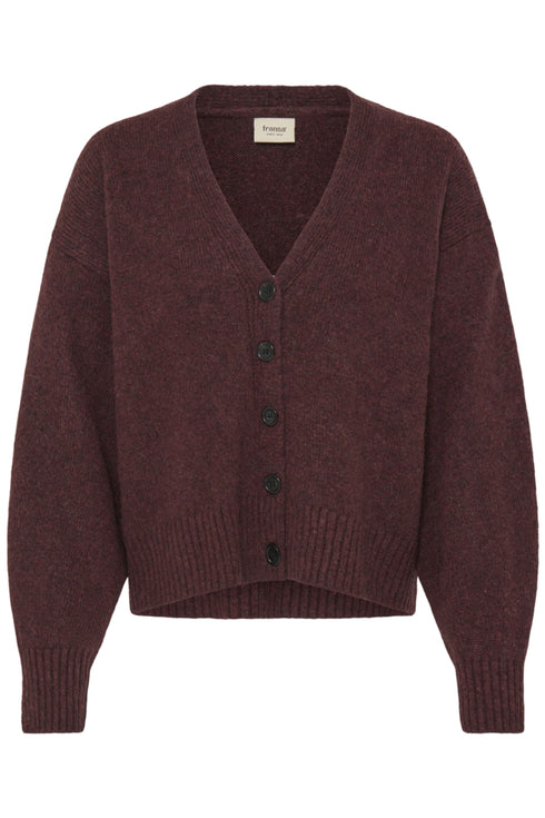 Fransa FRGIGI V-Neck Knit Cardigan 20618348 - Port Royale Melange