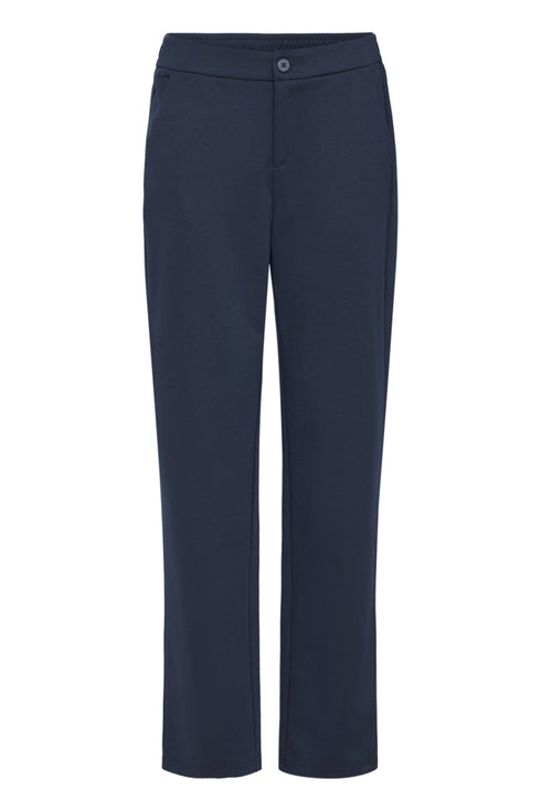 Fransa Dark Peacoat Straight Leg FRBLAZER Trousers 20618364