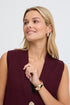 Fransa Sally Sleeveless V-Neck Knitted Waistcoat 20618485 PRT - Port Royale Red