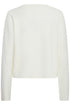 Fransa Sally Bow Clasp Detail Cropped Cardigan 20618487 WW - Whisper White