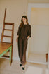 Fransa Kimmy Cuffed Ankle Trousers 20618610 MOL - Mole Brown