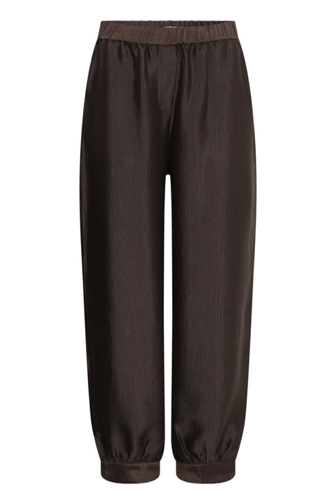 Fransa Kimmy Cuffed Ankle Trousers 20618610 MOL - Mole Brown