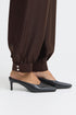 Fransa Kimmy Cuffed Ankle Trousers 20618610 MOL - Mole Brown