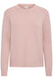 Fransa Addy Classic Round Neck Long Sleeve Knit Jumper 20618611 PE - Peachskin Pink