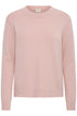 Fransa Addy Classic Round Neck Long Sleeve Knit Jumper 20618611 PE - Peachskin Pink