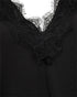 Freequent FQBICCO V-Neck Lace Trim Sleeveless Top 206329 BLK - Black