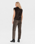 Freequent Womens Soft Faux Fur Zip Waistcoat 206471 MOLE - Mole